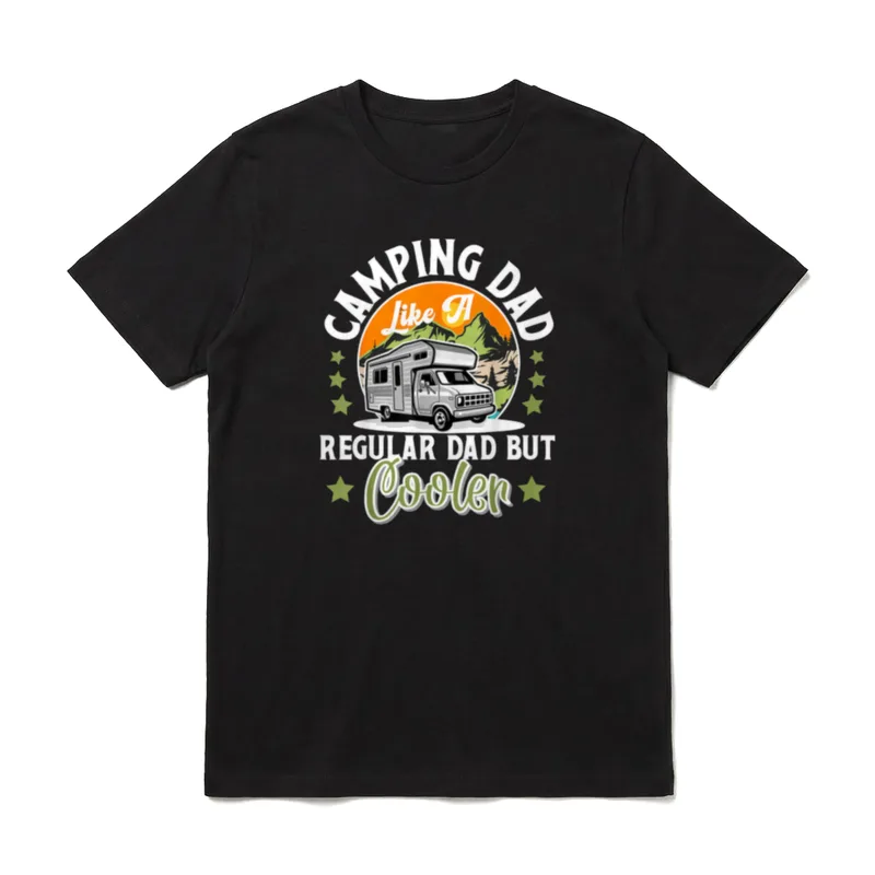 Camping Papa Campen Vater T-Shirt – Klassisches T-Shirt in Schwarz