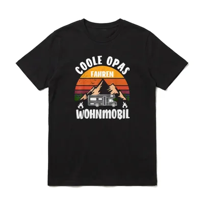 Camping Motiv Camper Spruch T-Shirt – Klassisches T-Shirt in Schwarz