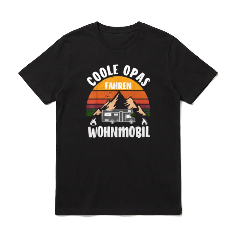 Camping Motiv Camper Spruch T-Shirt – Klassisches T-Shirt in Schwarz