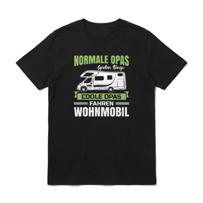 Coole Opas fahren Wohnmobil lustiges T-Shirt – Klassisches T-Shirt in Schwarz