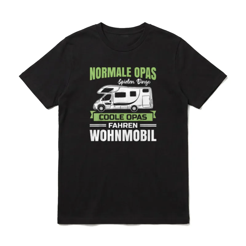 Coole Opas fahren Wohnmobil lustiges T-Shirt – Klassisches T-Shirt in Schwarz