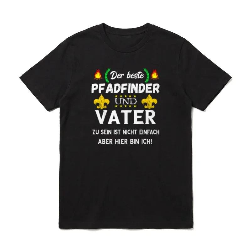 Pfadfinder Vater Pfadfindertum Camping T-Shirt – Klassisches T-Shirt in Schwarz