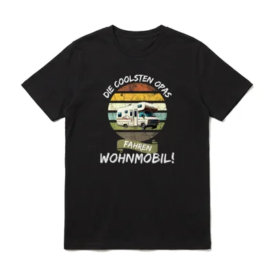 Die Coolsten Opas Fahren T-Shirt – Klassisches T-Shirt in Schwarz