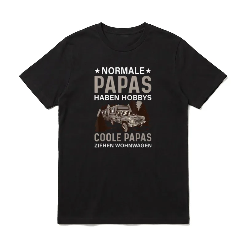 Wohnwagen Papa Wohnmobil Camper T-Shirt – Klassisches T-Shirt in Schwarz