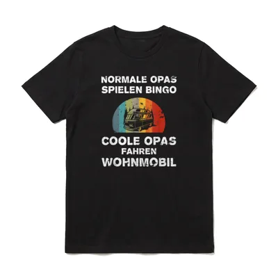 normale opas spielen bingo T-Shirt – Klassisches T-Shirt in Schwarz
