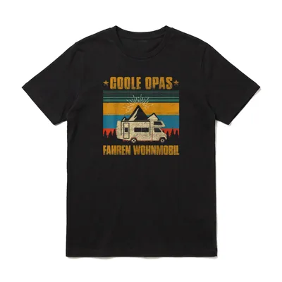 Coole Opas fahren Wohnmobil Camping T-Shirt – Klassisches T-Shirt in Schwarz
