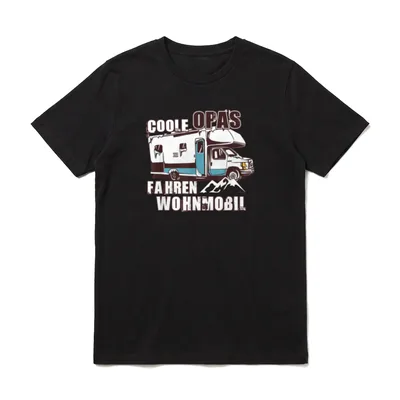 Coole Opas Fahren Wohnmobil lustiges für Opa T-Shirt – Klassisches T-Shirt in Schwarz