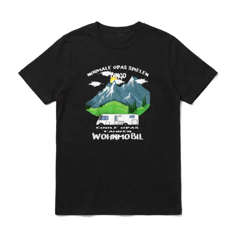 Coole Opas Fahren Wohnmobil Opa T-Shirt – Klassisches T-Shirt in Schwarz