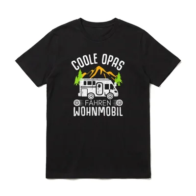 Camper Wohnmobil Spruch Coole T-Shirt – Klassisches T-Shirt in Schwarz