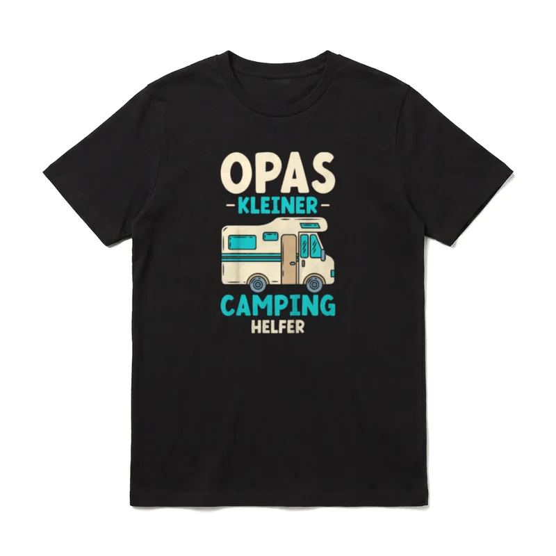 Wohnmobil Opas Kleiner Camping T-Shirt – Klassisches T-Shirt in Schwarz