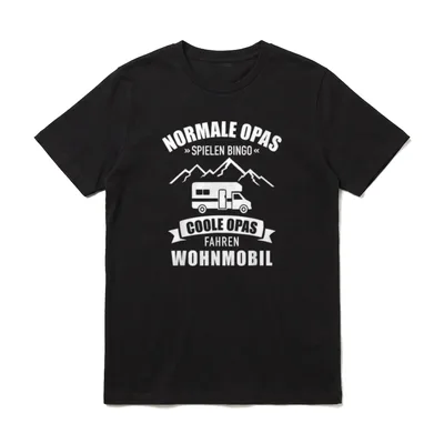 Coole Opas fahren Wohnmobil T-Shirt – Klassisches T-Shirt in Schwarz