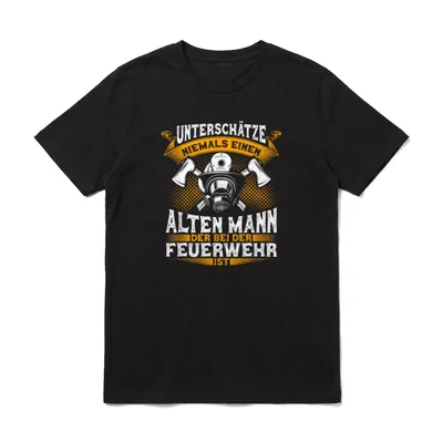 Freiwillige Feuerwehr T-Shirt – Klassisches T-Shirt in Schwarz