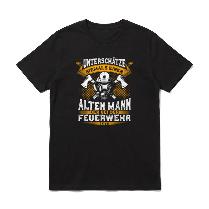 Freiwillige Feuerwehr T-Shirt – Klassisches T-Shirt in Schwarz