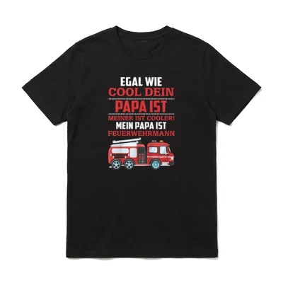 Egal wie cool dein T-Shirt – Klassisches T-Shirt in Schwarz