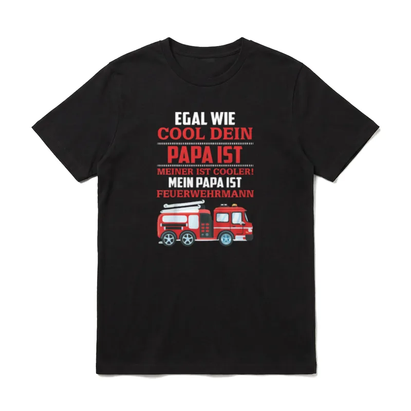 Egal wie cool dein T-Shirt – Klassisches T-Shirt in Schwarz