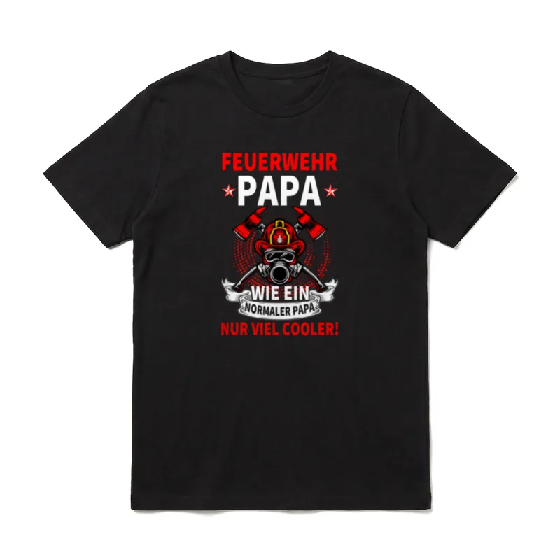 Feuerwehr Fan Feuerwehrmann FFW T-Shirt – Klassisches T-Shirt in Schwarz