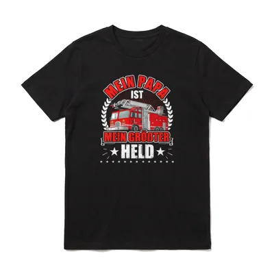 Kind Papa ist Mein T-Shirt – Klassisches T-Shirt in Schwarz