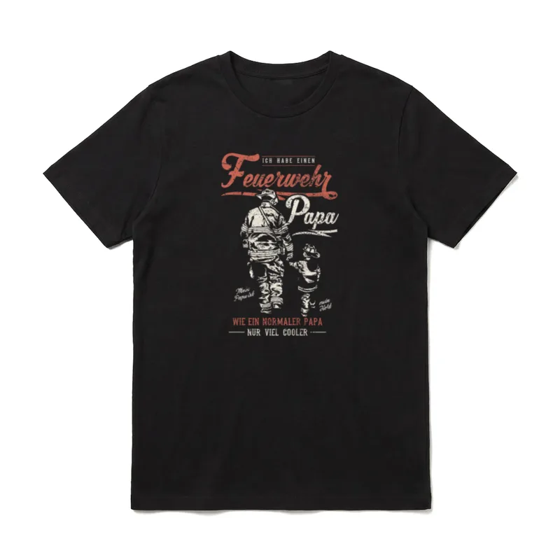 Ich habe einen Feuerwehr T-Shirt – Klassisches T-Shirt in Schwarz