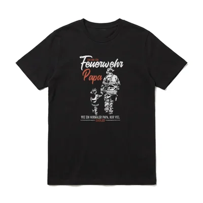 Firefighter Evolution Freiwillig Ich T-Shirt – Klassisches T-Shirt in Schwarz
