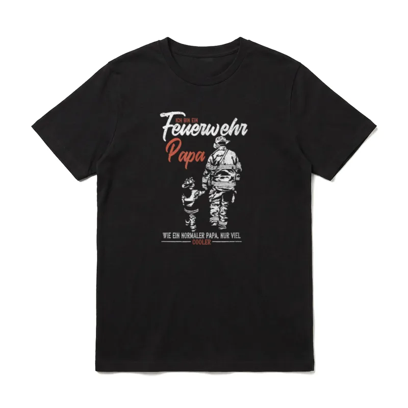 Firefighter Evolution Freiwillig Ich T-Shirt – Klassisches T-Shirt in Schwarz