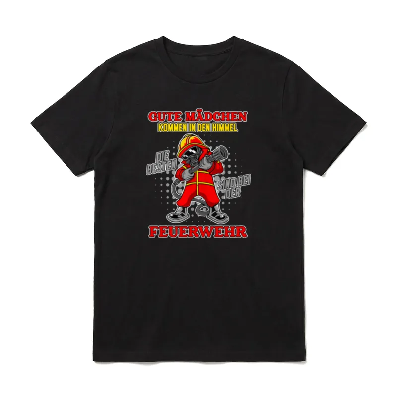 Feuerwehrmann Feuerwehr Papa Dad T-Shirt – Klassisches T-Shirt in Schwarz