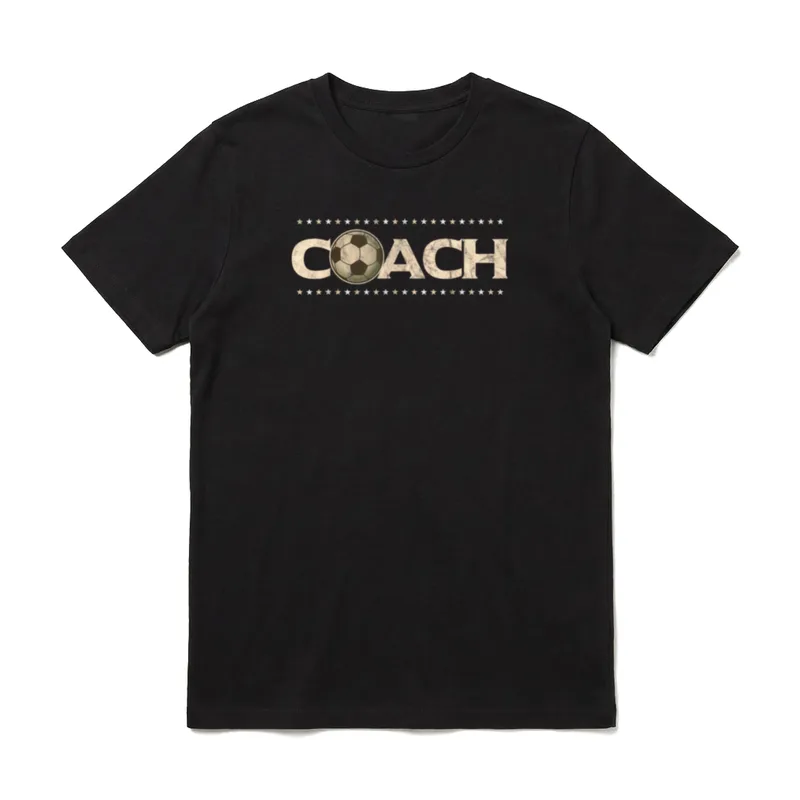 T-Shirt Fussball Trainer – Klassisches T-Shirt in Schwarz