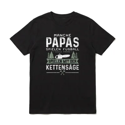 Manche Papas Spielen Fußball T-Shirt – Klassisches T-Shirt in Schwarz