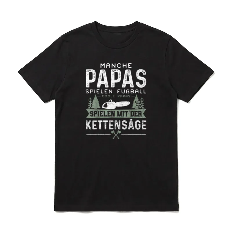Manche Papas Spielen Fußball T-Shirt – Klassisches T-Shirt in Schwarz
