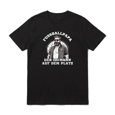 #Fußballpapa eines Fußballspielers T-Shirt – Klassisches T-Shirt in Schwarz