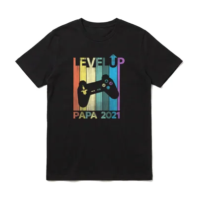 Papa 2021 Werdende Eltern T-Shirt – Klassisches T-Shirt in Schwarz