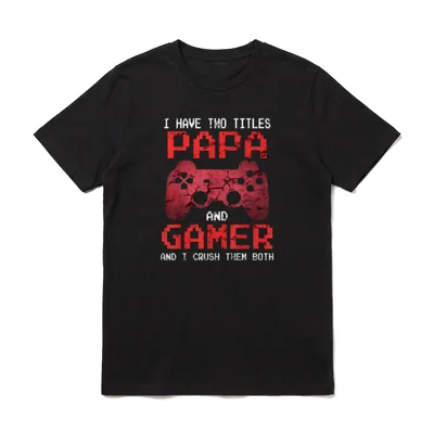Lustiges Gamer Zocker Videospiele T-Shirt – Klassisches T-Shirt in Schwarz