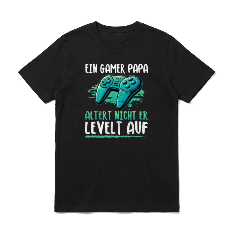 Ein Gamer Papa Altert T-Shirt – Klassisches T-Shirt in Schwarz