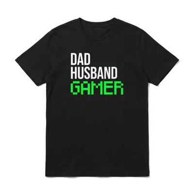 Gamer Zocker Papa Gaming T-Shirt – Klassisches T-Shirt in Schwarz