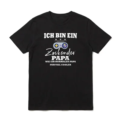Ich bin ein zockender T-Shirt – Klassisches T-Shirt in Schwarz