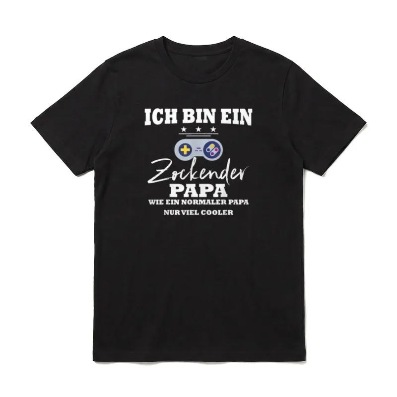 Ich bin ein zockender T-Shirt – Klassisches T-Shirt in Schwarz
