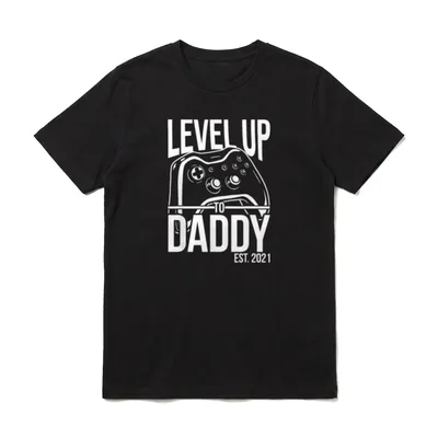 Daddy Papa 2021 Werdende T-Shirt – Klassisches T-Shirt in Schwarz