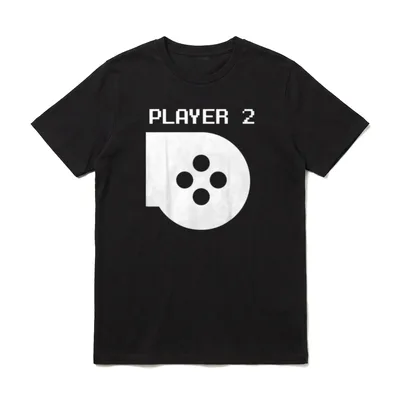 Player 2 Partnerlook Vater T-Shirt – Klassisches T-Shirt in Schwarz