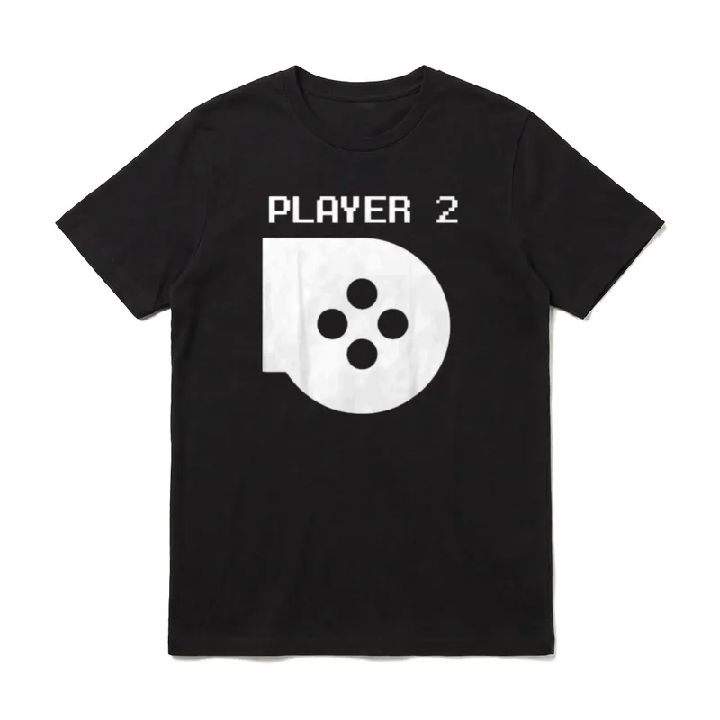 Player 2 Partnerlook Vater T-Shirt – Klassisches T-Shirt in Schwarz
