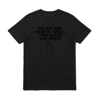 Ich Bin Der Beweis Gaming T-Shirt – Klassisches T-Shirt in Schwarz