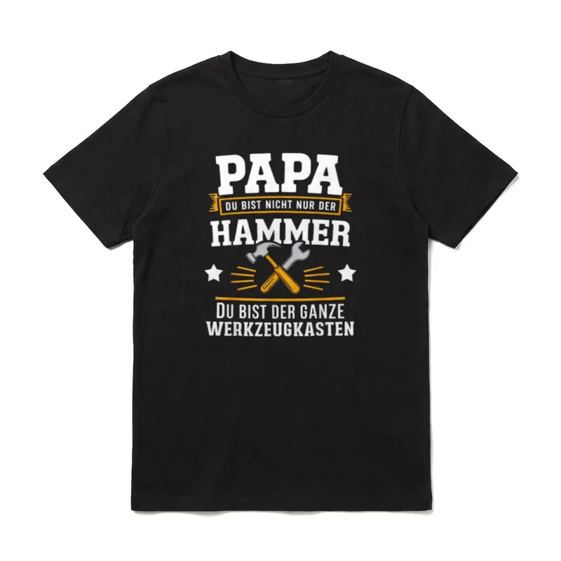 Papa Lustig Papa Geburtstag T-Shirt – Klassisches T-Shirt in Schwarz