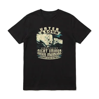 Papa Lustig Papa Geburtstag T-Shirt – Klassisches T-Shirt in Schwarz