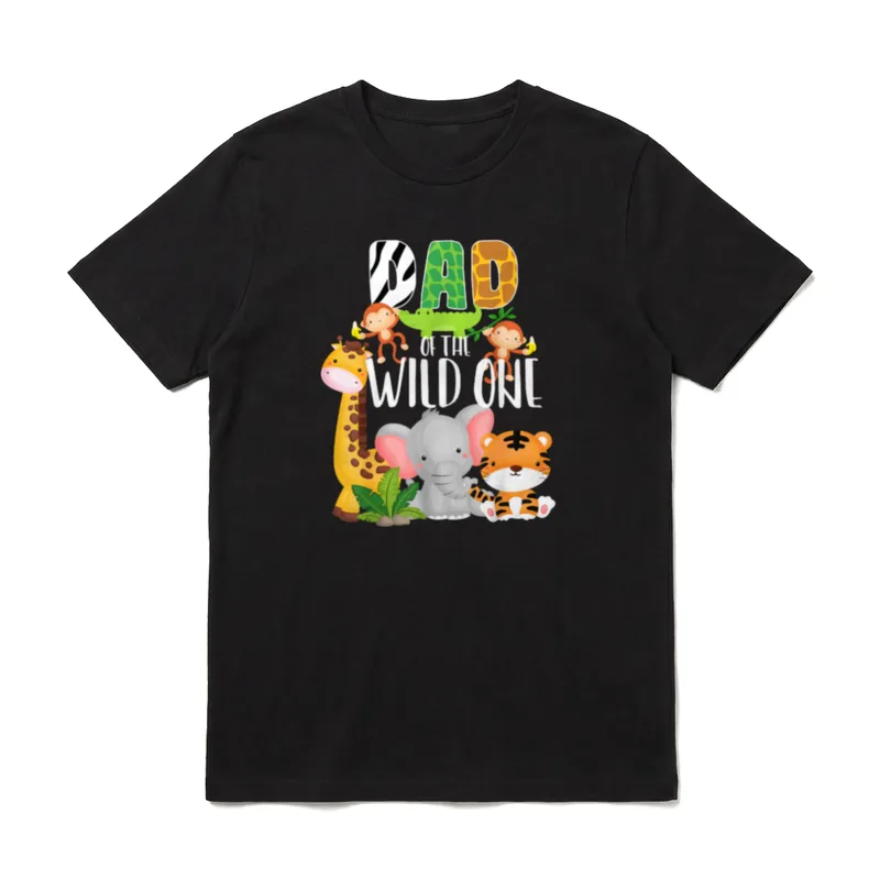 Dad of the Wild T-Shirt – Klassisches T-Shirt in Schwarz