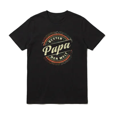 Papa Lustig Papa Geburtstag T-Shirt – Klassisches T-Shirt in Schwarz