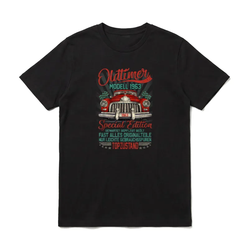 63. Geburtstag Papa Opa T-Shirt – Klassisches T-Shirt in Schwarz