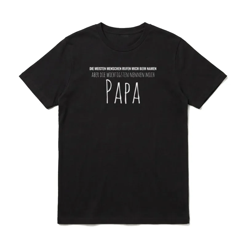Papa Lustig Papa Geburtstag T-Shirt – Klassisches T-Shirt in Schwarz