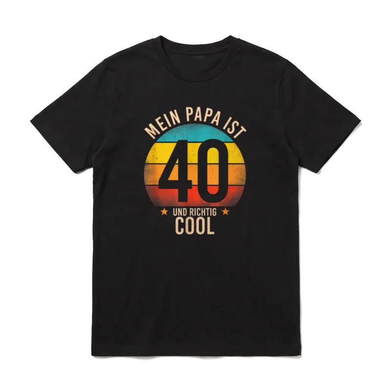 T-Shirt 40 Geburtstag Frau – Klassisches T-Shirt in Schwarz