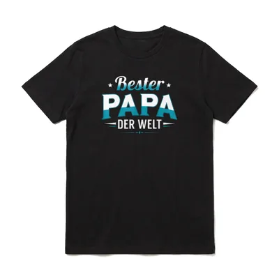 Papa Lustig Papa Geburtstag T-Shirt – Klassisches T-Shirt in Schwarz