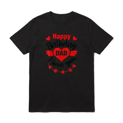 Papa Geburtstag Glückwunsch Tochter T-Shirt – Klassisches T-Shirt in Schwarz