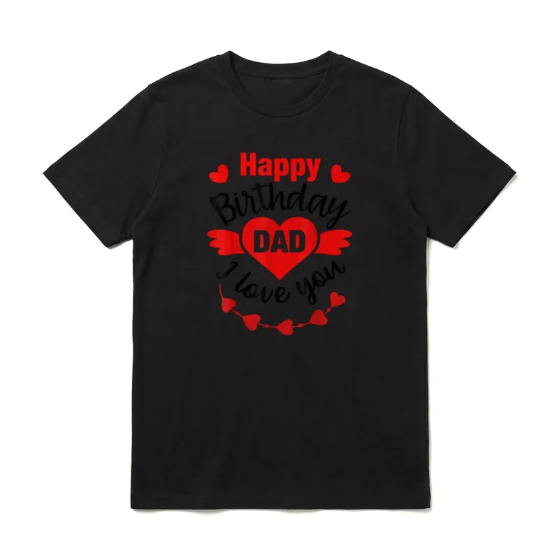 Papa Geburtstag Glückwunsch Tochter T-Shirt – Klassisches T-Shirt in Schwarz