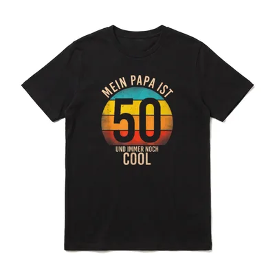 T-Shirt 50 Geburtstag Frau – Klassisches T-Shirt in Schwarz